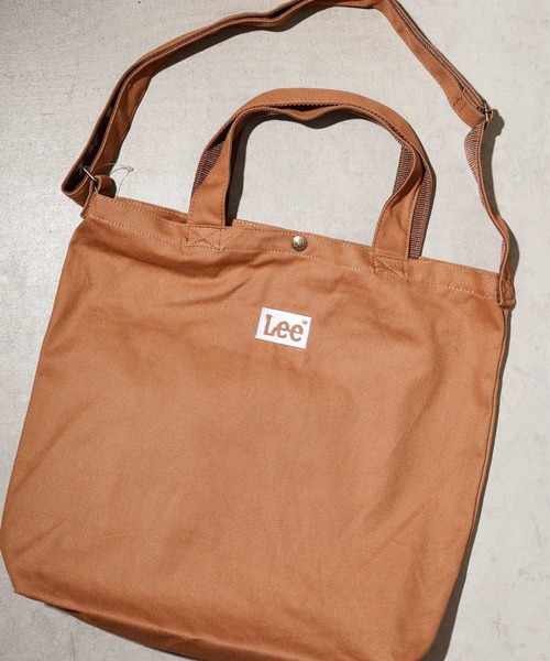 Lee(リー)の「《LEE》ワンポイントロゴ刺繍 2WAY トートバッグ(トートバッグ・レディース・ベージュ/ブラウン/グレー/カーキ/ホワイト/ブラック・FREE)」の1枚目の写真
