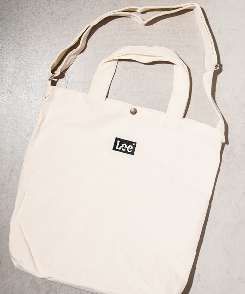 Lee(リー)の「《LEE》ワンポイントロゴ刺繍 2WAY トートバッグ(トートバッグ・レディース・ベージュ/ブラウン/グレー/カーキ/ホワイト/ブラック・FREE)」の2枚目の写真