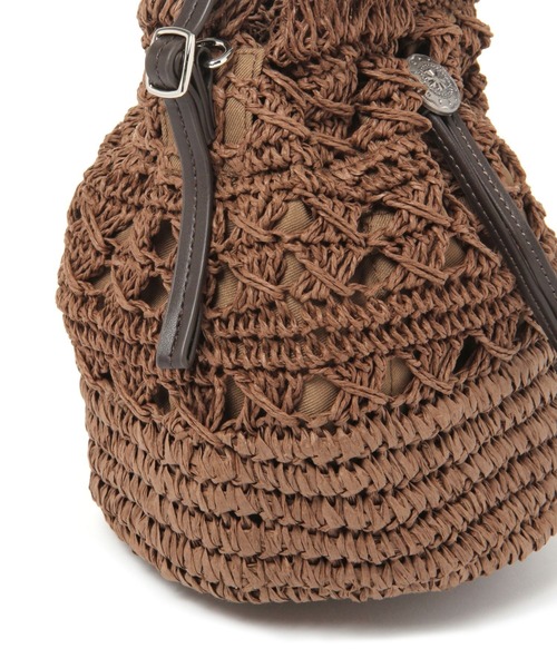 BAYFLOW(ベイフロー)の「ペーパーキンチャク(ハンドバッグ・レディース・ブラウン/ナチュラル・FREE)」の9枚目の写真