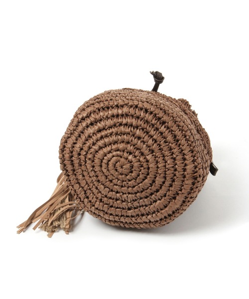 BAYFLOW(ベイフロー)の「ペーパーキンチャク(ハンドバッグ・レディース・ブラウン/ナチュラル・FREE)」の11枚目の写真