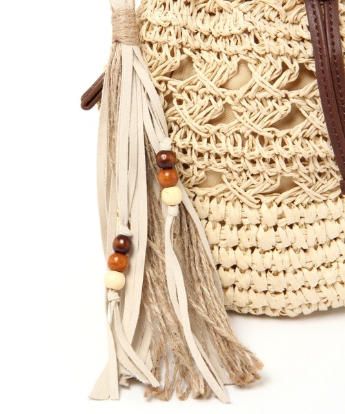 BAYFLOW(ベイフロー)の「ペーパーキンチャク(ハンドバッグ・レディース・ブラウン/ナチュラル・FREE)」の14枚目の写真