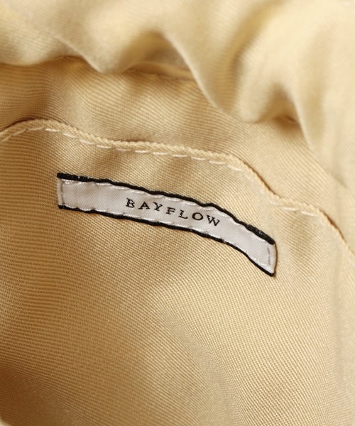 BAYFLOW(ベイフロー)の「ペーパーキンチャク(ハンドバッグ・レディース・ブラウン/ナチュラル・FREE)」の16枚目の写真