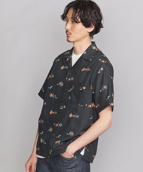 BEAUTY&YOUTH UNITED ARROWS(ビューティーアンドユースユナイテッドアローズ)の「BY VARIOUS/P オープンカラー シャツ(シャツ/ブラウス・メンズ・オフホワイト/ブラック/ナチュラル・LARGE/SMALL/X-LARGE/MEDIUM)」の10枚目の写真