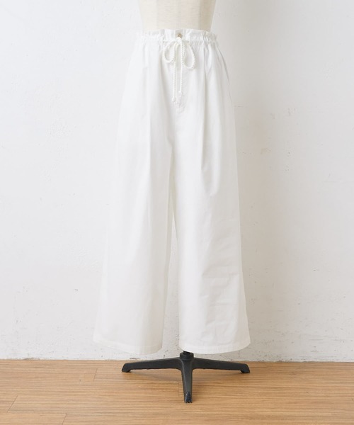 BEARDSLEY（ビアズリー）の「ロープ付きイージーパンツ（その他パンツ・レディース・ホワイト・FREE）」の8枚目の写真