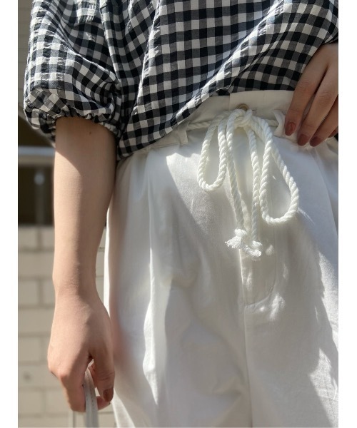 BEARDSLEY（ビアズリー）の「ロープ付きイージーパンツ（その他パンツ・レディース・ホワイト・FREE）」の14枚目の写真