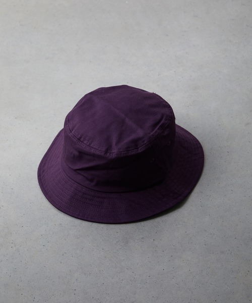 FRUIT OF THE LOOM（フルーツオブザルーム）の「Bucket Hat Twill / バケット / ハット / ベーシック / カジュアル / ユニセックス / 無地（ハット・レディース・ホワイト/ブラック/ベージュ/パープル/レッド/カーキ・FREE）」の5枚目の写真