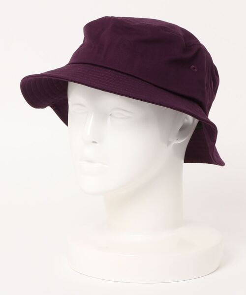 FRUIT OF THE LOOM（フルーツオブザルーム）の「Bucket Hat Twill / バケット / ハット / ベーシック / カジュアル / ユニセックス / 無地（ハット・レディース・ホワイト/ブラック/ベージュ/パープル/レッド/カーキ・FREE）」の9枚目の写真