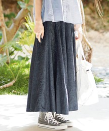 Sunny clouds | サニークラウズ　デニムのマキシスカート〈レディース〉(デニムスカート)