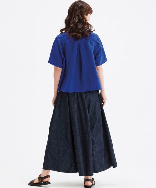 Sunny clouds（サニークラウズ）の「サニークラウズ　デニムのマキシスカート〈レディース〉（デニムスカート・レディース・ダークインディゴブルー・MEDIUM/LARGE/X-LARGE/XX-LARGE/NM）」の13枚目の写真