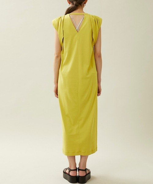 city（シティ）の「【CITY】スビンコットンギャザーショルダーワンピース（ワンピース・レディース・イエロー/ブラック・FREE）」の10枚目の写真