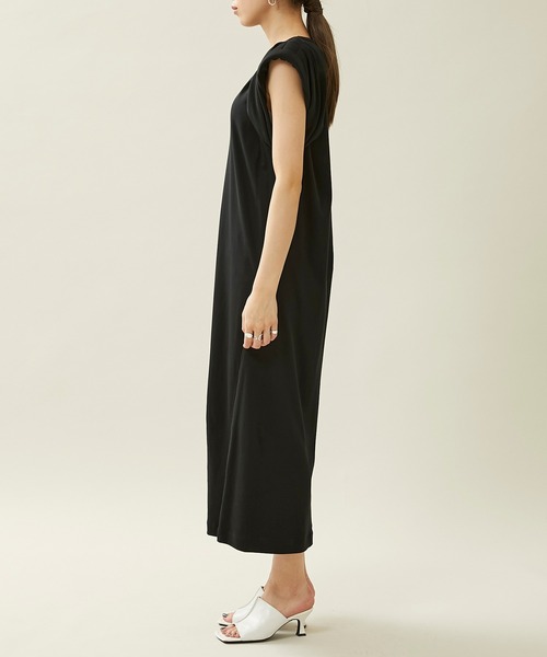 city（シティ）の「【CITY】スビンコットンギャザーショルダーワンピース（ワンピース・レディース・イエロー/ブラック・FREE）」の19枚目の写真