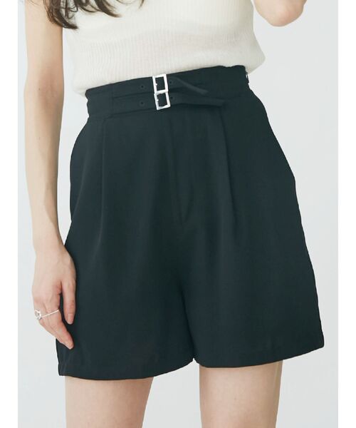 EVRIS（エヴリス）の「プリントショートパンツ（その他パンツ・レディース・その他1/グリーン/ブラック・MEDIUM/SMALL）」の2枚目の写真