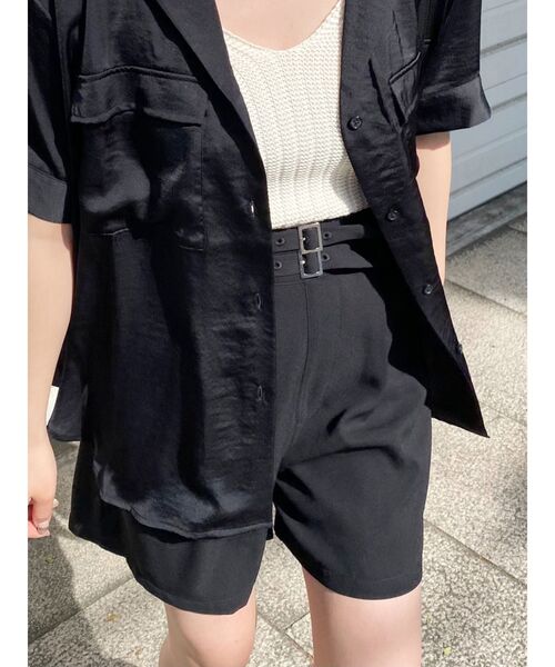 EVRIS（エヴリス）の「プリントショートパンツ（その他パンツ・レディース・その他1/グリーン/ブラック・MEDIUM/SMALL）」の9枚目の写真