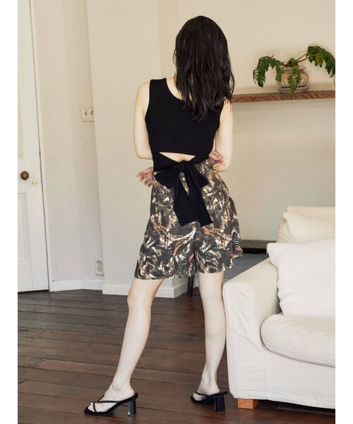 EVRIS（エヴリス）の「プリントショートパンツ（その他パンツ・レディース・その他1/グリーン/ブラック・MEDIUM/SMALL）」の15枚目の写真