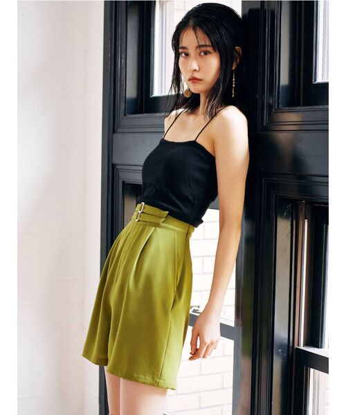 EVRIS（エヴリス）の「プリントショートパンツ（その他パンツ・レディース・その他1/グリーン/ブラック・MEDIUM/SMALL）」の17枚目の写真