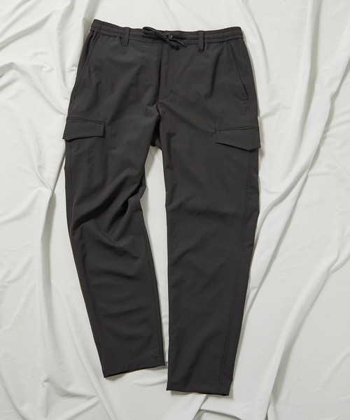 UNION STATION（ユニオンステーション）の「【セットアップ対応】【AIR LIGHT -Active version-】イージーカーゴパンツ（スラックス・メンズ・ブラック/ブラウン/トップグレー/グレイッシュベージュ・S/M/L）」の17枚目の写真