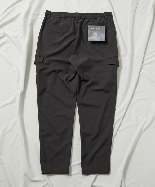 UNION STATION（ユニオンステーション）の「【セットアップ対応】【AIR LIGHT -Active version-】イージーカーゴパンツ（スラックス・メンズ・ブラック/ブラウン/トップグレー/グレイッシュベージュ・S/M/L）」の20枚目の写真