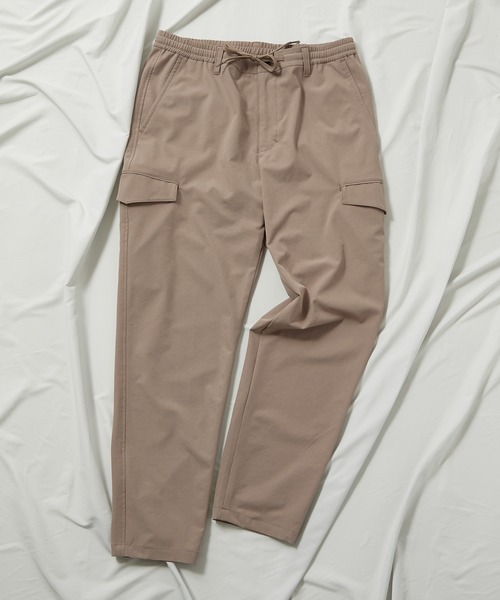 UNION STATION（ユニオンステーション）の「【セットアップ対応】【AIR LIGHT -Active version-】イージーカーゴパンツ（スラックス・メンズ・ブラック/ブラウン/トップグレー/グレイッシュベージュ・S/M/L）」の14枚目の写真