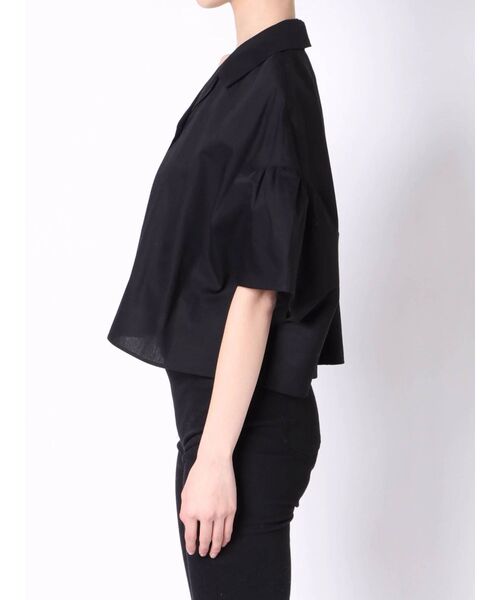 EMODA(エモダ)の「ワイドショートシャツ(シャツ/ブラウス・レディース・ホワイト/ブラック/パープル・FREE)」の13枚目の写真