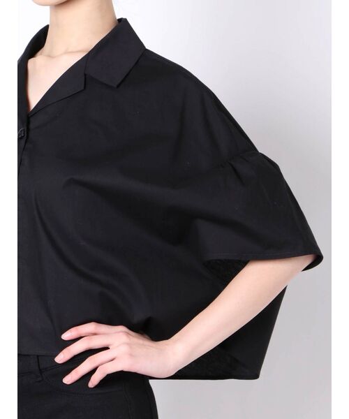 EMODA(エモダ)の「ワイドショートシャツ(シャツ/ブラウス・レディース・ホワイト/ブラック/パープル・FREE)」の21枚目の写真