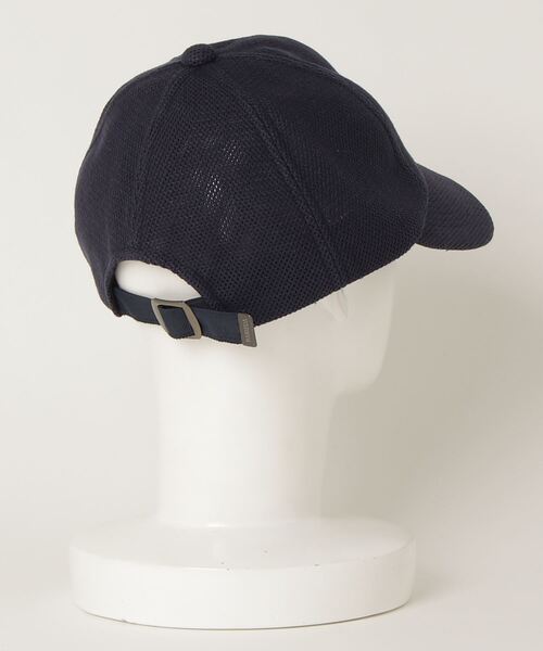 MANIERA(マニエラ)の「コットンメッシュワイドキャップ(キャップ・メンズ・ネイビー/グレー/カーキ・FREE)」の4枚目の写真