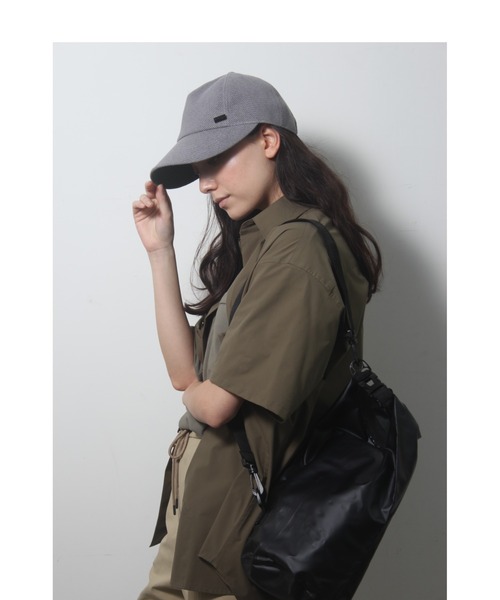 MANIERA(マニエラ)の「コットンメッシュワイドキャップ(キャップ・メンズ・ネイビー/グレー/カーキ・FREE)」の5枚目の写真