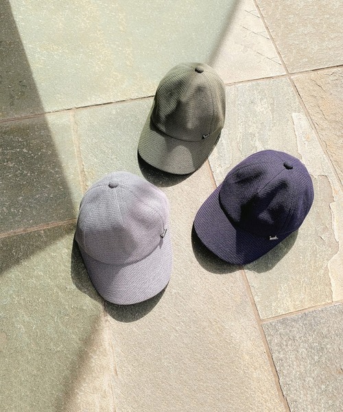 MANIERA(マニエラ)の「コットンメッシュワイドキャップ(キャップ・メンズ・ネイビー/グレー/カーキ・FREE)」の16枚目の写真