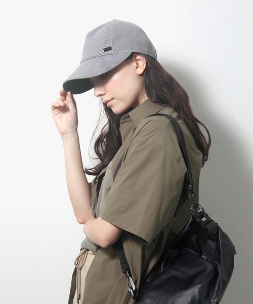 MANIERA(マニエラ)の「コットンメッシュワイドキャップ(キャップ・メンズ・ネイビー/グレー/カーキ・FREE)」の21枚目の写真