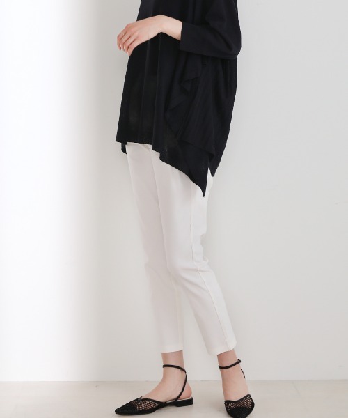 Bou Jeloud（ブージュルード）の「接触冷感UV/HAKIYASE美脚パンツ（その他パンツ・レディース・ホワイト/イエロー/ダークネイビー/オリーブ/ブラック・40/38/42/34/36）」の12枚目の写真