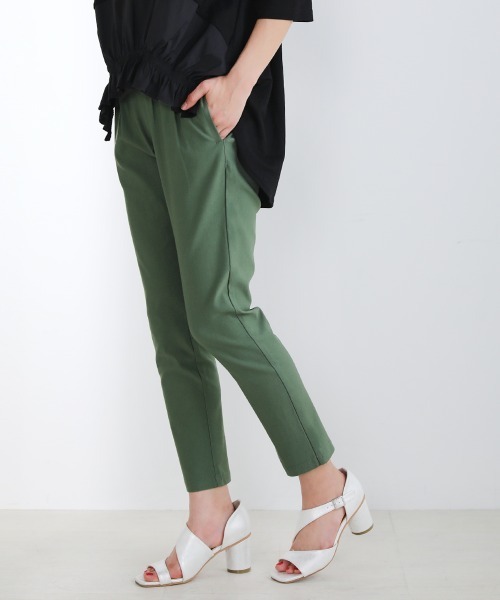 Bou Jeloud（ブージュルード）の「接触冷感UV/HAKIYASE美脚パンツ（その他パンツ・レディース・ホワイト/イエロー/ダークネイビー/オリーブ/ブラック・40/38/42/34/36）」の22枚目の写真