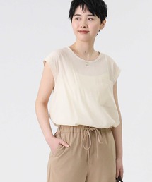 HONEYSUCKLE ROSE | 【HONEYSUCKLE ROSE】「ノースリーブとキャミソール2点セット」シアーノースリレイヤード(アンサンブル)