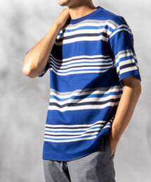 NOLLEY'S goodman | パネルタック ボーダー Tシャツ(Tシャツ/カットソー)