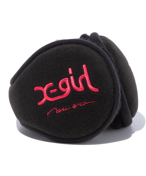 NEW ERA(ニューエラ)の「ニューエラ X-GIRL コラボ イヤーマフ(イヤーマフ・レディース・ブラック/ブラック系その他・ONE SIZE)」の1枚目の写真