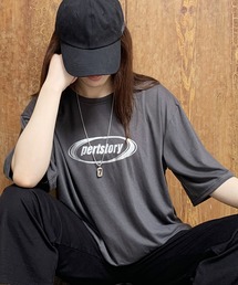 ビッグシルエット 韓国 ストリート y2k 古着風 ルーズスタイル プリント オーバーサイズ 半袖 Tシャツ