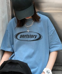 ビッグシルエット 韓国 ストリート y2k 古着風 ルーズスタイル プリント オーバーサイズ 半袖 Tシャツ