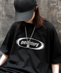 ビッグシルエット 韓国 ストリート y2k 古着風 ルーズスタイル プリント オーバーサイズ 半袖 Tシャツ