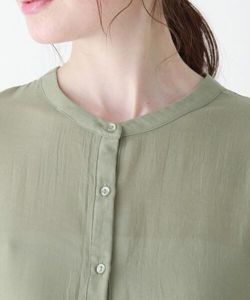 DRESKIP（ドレスキップ）の「◆ティアードブラウス（シャツ/ブラウス・レディース・グレー系その他/オフホワイト/グリーン系/ナチュラル・03/04/02）」の8枚目の写真