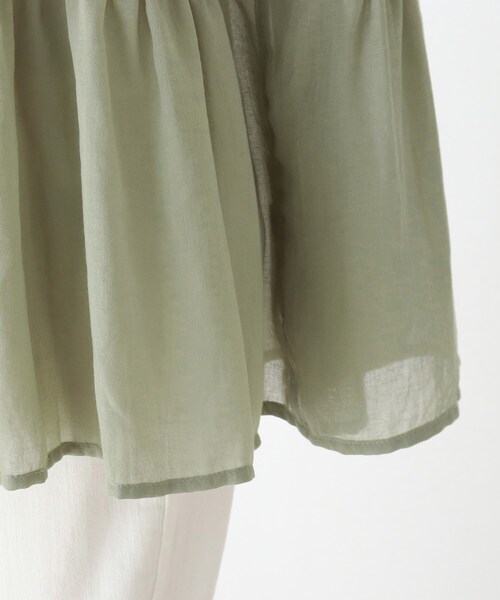 DRESKIP（ドレスキップ）の「◆ティアードブラウス（シャツ/ブラウス・レディース・グレー系その他/オフホワイト/グリーン系/ナチュラル・03/04/02）」の10枚目の写真