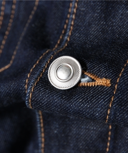 GIORDANO（ジョルダーノ）の「[GIORDANO]デニムジャケット（デニムジャケット・メンズ・インディゴブルー/ダークインディゴブルー・MEDIUM/LARGE）」の6枚目の写真