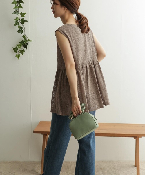 「URBAN RESEARCH DOORS」 ノースリーブブラウス ONE グリーン レディース URBAN RESEARCH DOORS 「URBAN DOORS」 ノースリーブブラウス