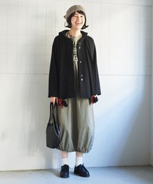 bulle de savon（ビュルデサボン）の「Super100ウール セーラーカラー