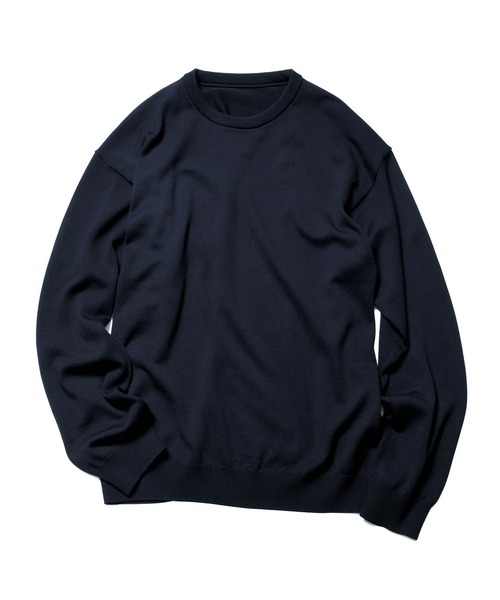 SOPHNET.（ソフネット）の「CREWNECK KNIT（ニット/セーター・メンズ・ブラック/ネイビー/グレー・SMALL/MEDIUM/LARGE/X-LARGE）」の3枚目の写真