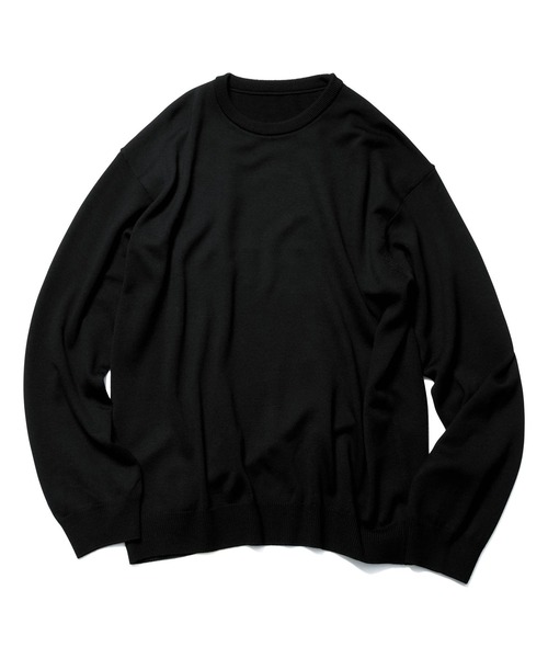 SOPHNET.（ソフネット）の「CREWNECK KNIT（ニット/セーター・メンズ・ブラック/ネイビー/グレー・SMALL/MEDIUM/LARGE/X-LARGE）」の2枚目の写真