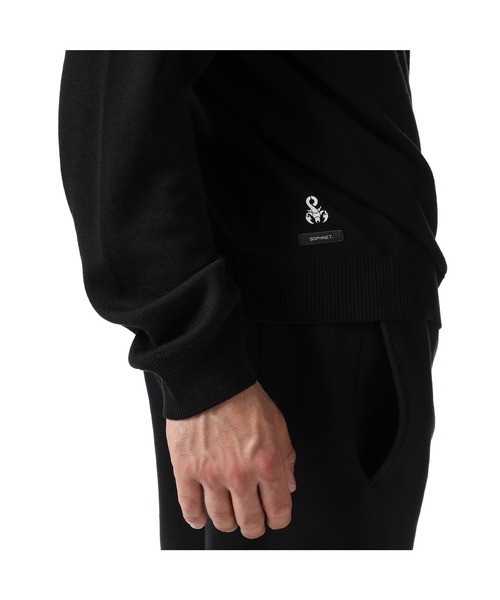 SOPHNET.（ソフネット）の「CREWNECK KNIT（ニット/セーター・メンズ・ブラック/ネイビー/グレー・SMALL/MEDIUM/LARGE/X-LARGE）」の15枚目の写真
