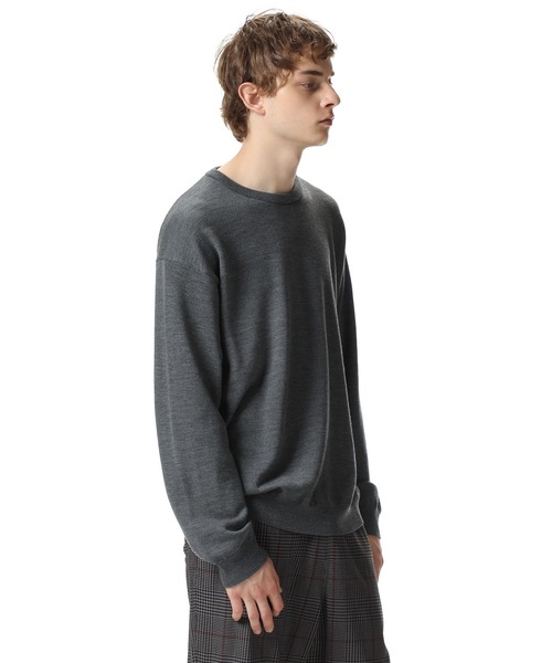 SOPHNET.（ソフネット）の「CREWNECK KNIT（ニット/セーター・メンズ・ブラック/ネイビー/グレー・SMALL/MEDIUM/LARGE/X-LARGE）」の21枚目の写真