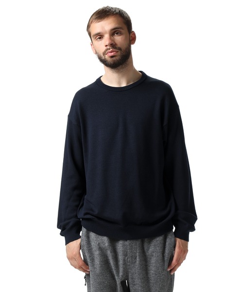 SOPHNET.（ソフネット）の「CREWNECK KNIT（ニット/セーター・メンズ・ブラック/ネイビー/グレー・SMALL/MEDIUM/LARGE/X-LARGE）」の18枚目の写真