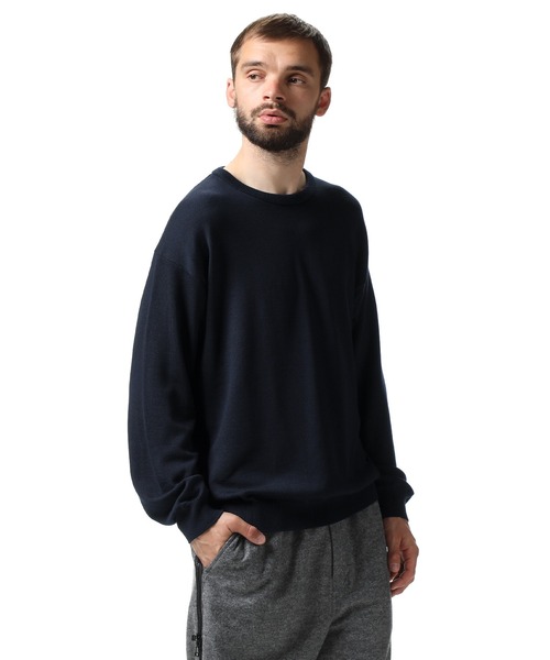 SOPHNET.（ソフネット）の「CREWNECK KNIT（ニット/セーター・メンズ・ブラック/ネイビー/グレー・SMALL/MEDIUM/LARGE/X-LARGE）」の14枚目の写真