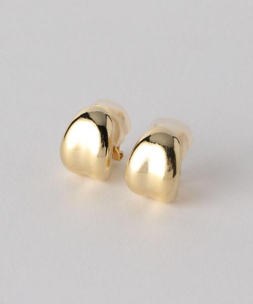 BEAUTY&YOUTH UNITED ARROWS(ビューティーアンドユースユナイテッドアローズ)の「BY プレートモチーフ イヤリング(イヤリング・レディース・ゴールド/シルバー・FREE)」の2枚目の写真