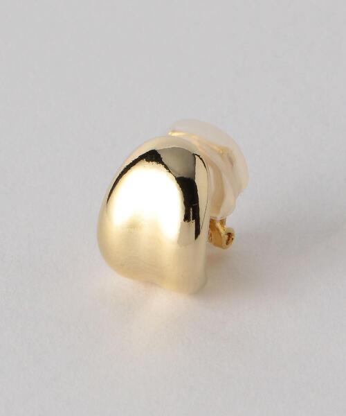 BEAUTY&YOUTH UNITED ARROWS(ビューティーアンドユースユナイテッドアローズ)の「BY プレートモチーフ イヤリング(イヤリング・レディース・ゴールド/シルバー・FREE)」の3枚目の写真