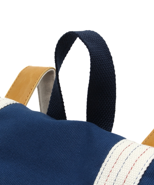 WEGO（ウィゴー）の「WEGO/キャンバスリュック（バックパック/リュック・メンズ・ホワイト/ブラック/ネイビー・FREE）」の6枚目の写真